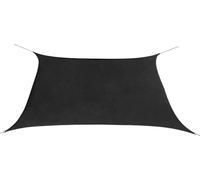 Parasol en tissu oxford carré 3,6 x 3,6 m anthracite