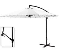 Parasol Excentrique Blanc 3m Protection Solaire Déportée Optimale - Ambiance
