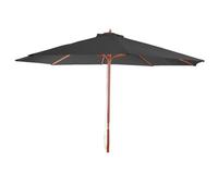 Parasol Florida, Parasol De Jardin, Parasol De Marché, Ø 3,5m Polyester/Bois 7kg Anthracite Gris