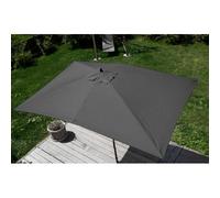 Mendler Parasol de marché Florida 2 x 3 m polyester/bois 6 kg anthracite