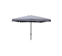 Parasol gris carré 295 x 295 m PALERME
