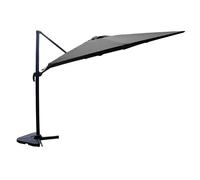 Parasol Gris Déporté Rectangle 3 X 4 M Cesare Gris