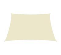 Parasol Helloshop26 - 2,5 x 3,5 m - Crème