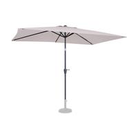Parasol inclinable 2x3m - Résistant aux UV - Beige - Housse de protection incluse - Rapallo
