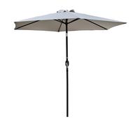 Parasol Inclinable à Manivelle "Marbella" 270cm Anthracite