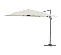 Parasol Jardin D?Port? Alu 'sun 3' - Carr? - 3 X 3 M - Ecru