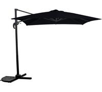 Parasol jardin déporté - 2.5 x 2.5 m - Noir
