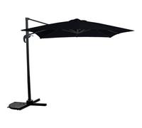 Parasol jardin déporté - 2.5 x 2.5 m - Noir
