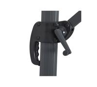 Habitat et Jardin Parasol déporté Sun 4 rectangulaire 3 x 4 m Noir