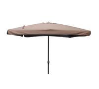 Concept Usine Parasol Palerme Carré 2,95 x 2,95 m Marron
