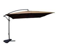 Parasol marron déporté carré 3 x 3 m SOLENZARA CONCEPT USINE Marron G