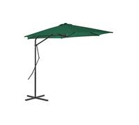 Parasol met stalen paal 300 cm groen44885