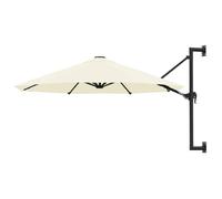 Parasol mural avec mât métallique 300 cm sable 02_0008687