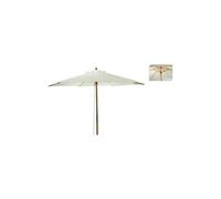 Parasol - Non Spécifié - 250 Cm - Bois Massif - Rond - Mât Droit Multicolore