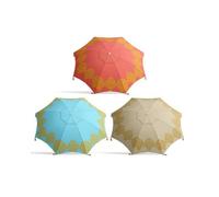 Parasol orientable - BigBuy Garden - 180 cm de diamètre - Multicolore - Inclinaison rotative - Aluminium - Oxford