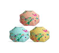 Parasol papillon - BigBuy Garden - Ø 180 cm - Multicolore - Réglable - Style Bohème - Aluminium - Plage