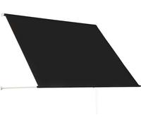 Parasol pliant - 200 x 150 cm - Anthracite - Résistant aux UV et imperméable - Parasol à articulation en genou pour balcon, terrasse et jardin