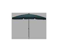 Parasol rectangulaire centré coloris vert - Dim : H 250 x D 240 X 160/4 cm --