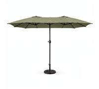Parasol Rectangulaire Double 2,7x4,6m Vert Venice Vert