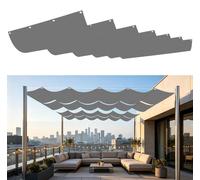 Parasol réglable 1,3 x 7 m protection UV et étanche