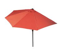 Parasol semi-circulaire 270 x 140 pour mur balcon terrasse protection solaire...