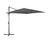 Parasol suspendu carré TUCSON 300 x 300 cm, anthracite