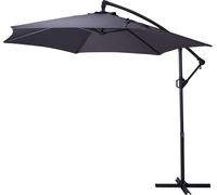Parasol suspendu Pro Garten – Gris foncé – 300 cm