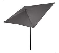 Parasol Terrasse Gris 180Cm Rectangulaire UV30 Inclinable Parasol Jardin Pour Balcon Patio Terrasse Et Protection Solaire