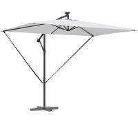 vidaXL Parasol sable 294 x 200 x 270 cm polyester et aluminium