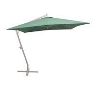 vidaXL Parapluie 300x300 cm Vert Mât en aluminium