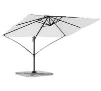 Parasol vidaXL, 351 x 250 x 260 cm, polyester et aluminium, couleur sable