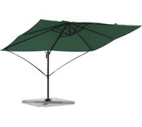 Parasol vidaXL, 351 x 250 x 260 cm, polyester et aluminium, vert
