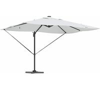 Parasol vidaXL, 352 x 251 x 265 cm, polyester et aluminium, couleur sable