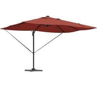 Parasol vidaXL, dimensions 352 x 251 x 265 cm, en polyester et aluminium