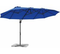 Parasol vidaXL, dimensions 372 x 198 x 243 cm, en polyester et aluminium