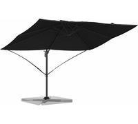 Parasol vidaXL noir 351 x 250 x 260 cm en polyester et aluminium