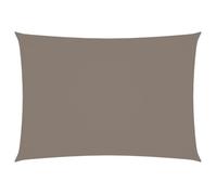 Parasol - vidaXL - Rectangulaire - Tissu Oxford enduit PU - 3,5x5 m - Couleur taupe