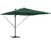 Parasol vidaXL vert 286 x 284 x 270 cm en aluminium et polyester
