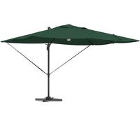 Parasol vidaXL vert 351 x 250 x 253 cm en polyester et aluminium