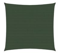 Parasol - vidaXL - Voile d'ombrage 4,5x4,5 m - PEHD résistant aux UV - Vert foncé - 160 g/m²