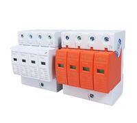 Parasurtenseur solaire photovoltaïque AC SPD 4P 385 V 40 KA 60 KA, montage sur rail DIN, dispositif de protection basse tension
