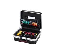 Parat 588070171 Mallette à Outils Classic Deep Space TSA Look CP-7 (avec Compartiment à Documents, Tableau à Outils Double Face, poignée de Transport Soft-Touch, Double Cadre en Aluminium Stable, Sac