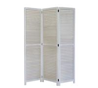 Paravent 3 pans bois blanc