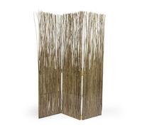Homestyle4u Paravent 3 panneaux - Marron
