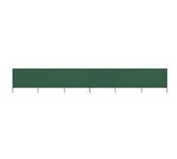 vidaXL Tissu brise-vent 6 pièces 800 x 120 cm vert