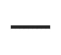 Paravent 9 Panneaux Ecran de Plage Anti-vent Abri de Plage Pare-vue Coupe-vent Camping Jardin Pliable Extérieur Tissu 1200x120 cm Noir 47196