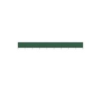 vidaXL Tissu brise-vent 9 pièces 1200 x 80 cm Vert