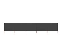 Paravent 9 Panneaux Tissu 1200x80 cm Vert Ecran Anti-vent Abri Plage vidaXL
