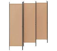 Paravent à 6 Panneaux Beige 300 x 180 cm Tissu | Séparateur intérieur,panneaux pliables,rangement rapide,chambre,salon,structure stable,tissu léger