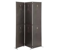 Paravent - ATMOSPHERA - Métal Gris Foncé - 170,5 cm - Style Industriel - Intérieur